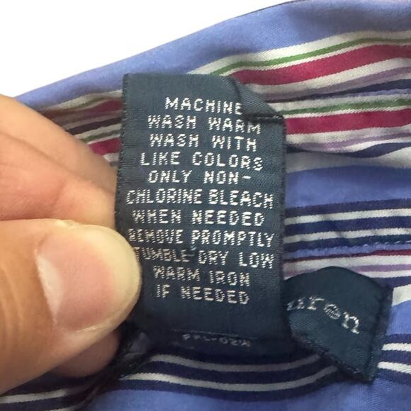 Ralph Lauren Toddler Boys Plaid Multicolor Long Sleeve Button Down Shirt Size 2T - Picture 4 of 5